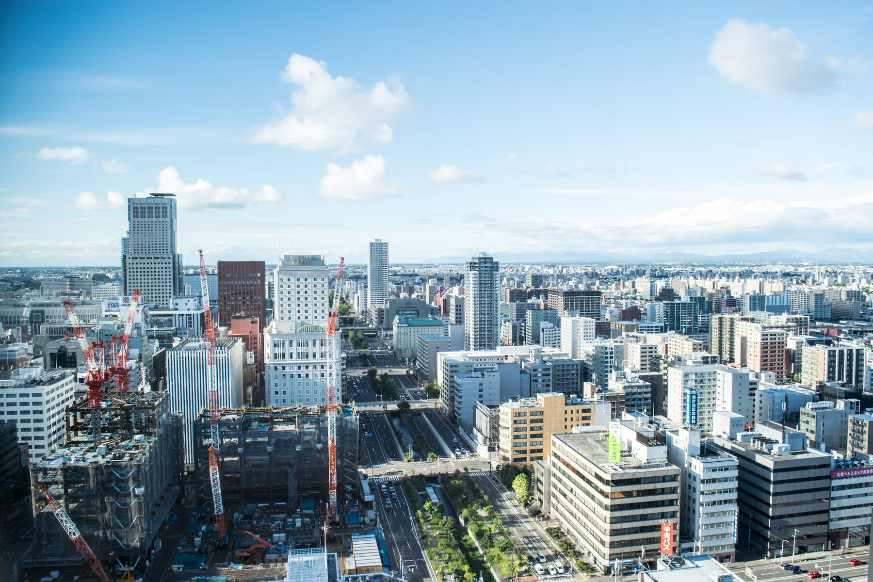 札幌のオフィス街